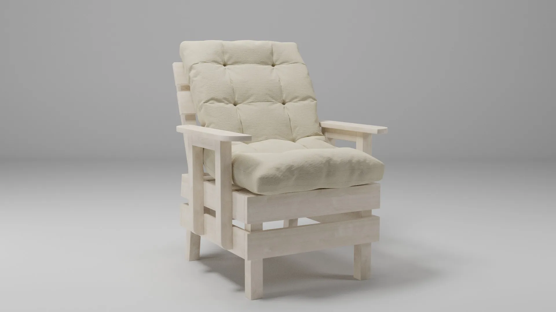 Кресло деревянное мягкое Savushka Type-D